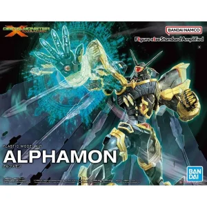 ALPHAMON Figure-rise Standard Amplified - Digimon Model Kit Articulado - Bandai
