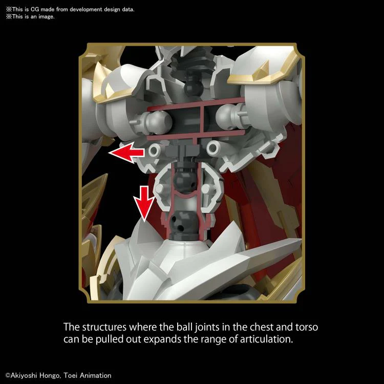 Gallantmon/Dukemon Standard Amplified - Digimon Model Kit Articulado - Bandai - Imagen 5